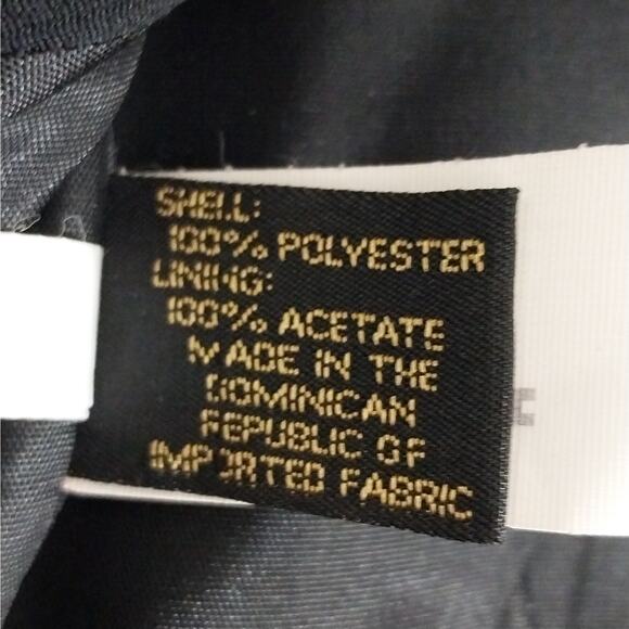 EXPRESS! GORGEOUS TAILORED, FITTED BLACK MICROFIBER DRESS JACKET, BLAZER! SZ 7/8 - Picture 11 of 13